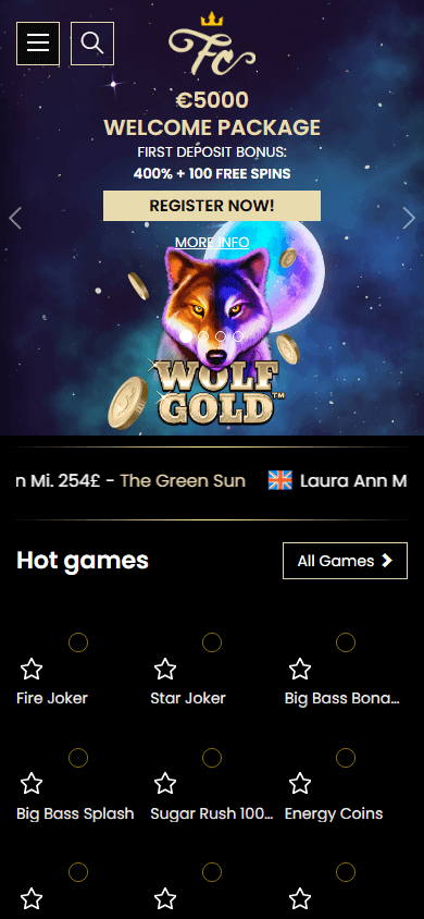 Four Crowns Casino Mobile screenshot